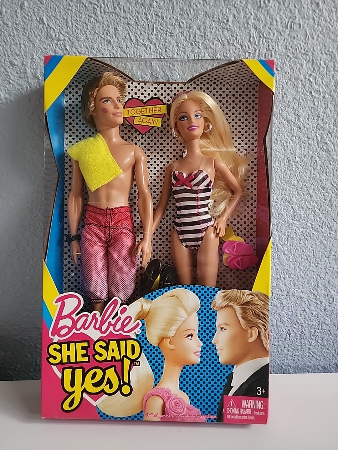 Mattel Barbie and Ken T7431 'She Said Yes' Doll Set New