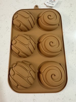 Kitchen & Table Concha Mexican Bread Silicone Baking Chocolate Treat Mold NEW