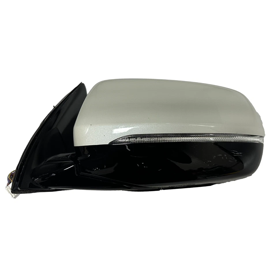 OEM White Left Side Mirror Turn Signal Fog 12 Pin 2016-2020 Acura MDX E13027554 Foto 3 de 4