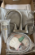 2-Handle Bathroom Faucet in Brushed Nickel Brand New