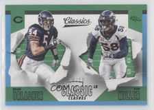 2018 Panini Classics Classic Clashes Blue 6/10 Von Miller Brian Urlacher HOF v7j