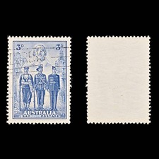 8952: Australia SG198 3d Blue 1940 Sc#186 Mi158 Used C£11