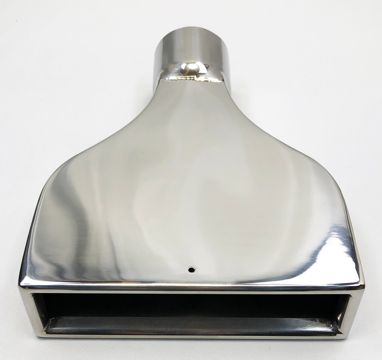 Exhaust Tip 2.25 X 7.75 Outlet Slant 10.00 Long 2.50 Inlet LT1 Style  High Polis