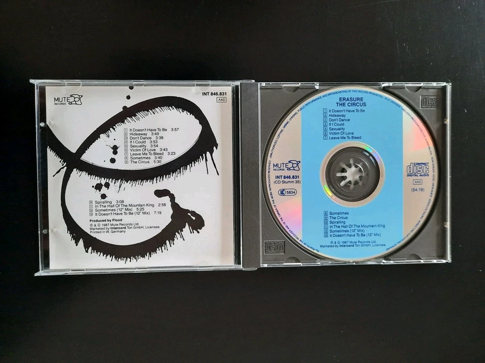 Erasure - Circus - CD - 1987 - Bild 2 von 3