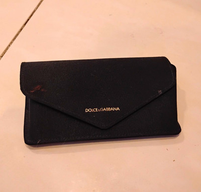 Dolce&Gabbana Black Pouch Case for Eyeglasses/Glasses, Unisex