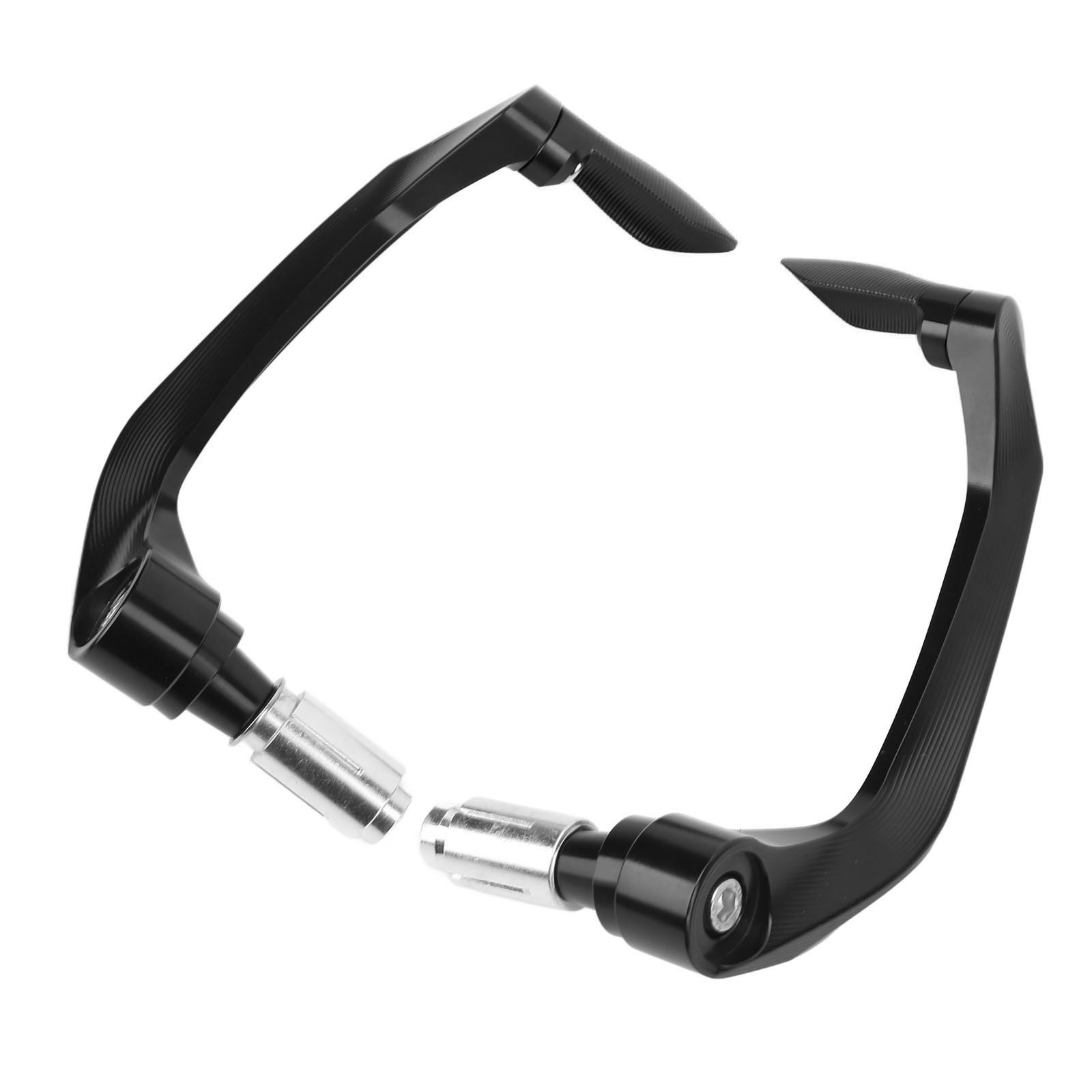 Black Motorcycle Brake Clutch Guard Anodizing Surface Impact Resistant For 22mm