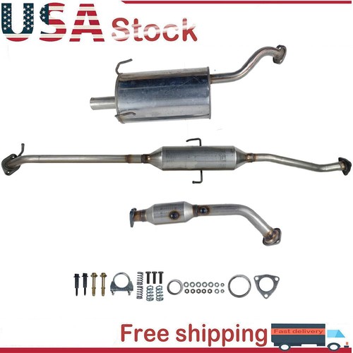 Complete Exhaust System Kit Catalytic Muffler Assembly For 05-06 Honda CR-V 2.4L