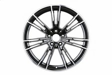 W730-bmf 19x9.5 5x120 Et35 72.6 Black Machined Face Set Of 4 Wheels