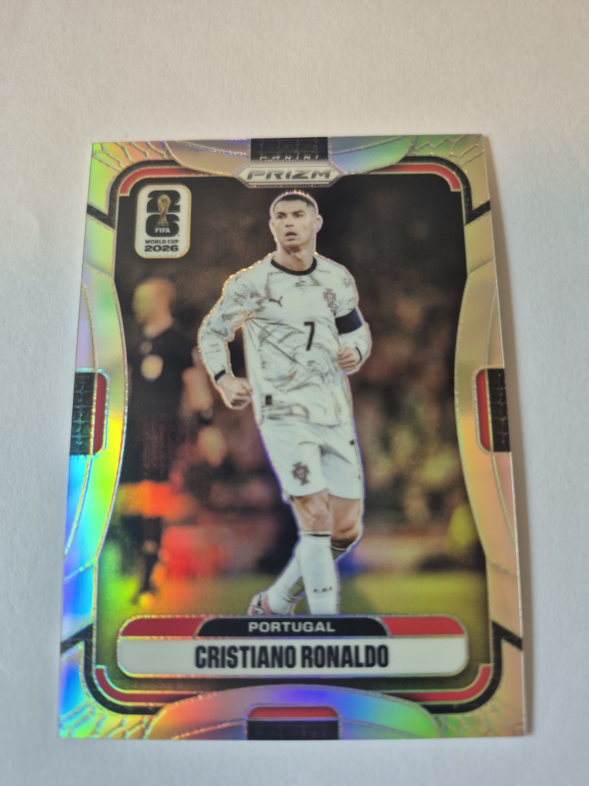 2026 Prizm FIFA World Cup - Cristiano Ronaldo True Silver