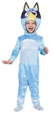 Bluey Costume for Kids,Character Outfit with Jumpsuit and Headpiece for Toddlers