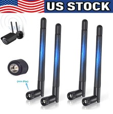 100X RP-SMA Antenna for WiFi 2.4GHz/5Ghz Wireless Router Card Male Pin wholesale