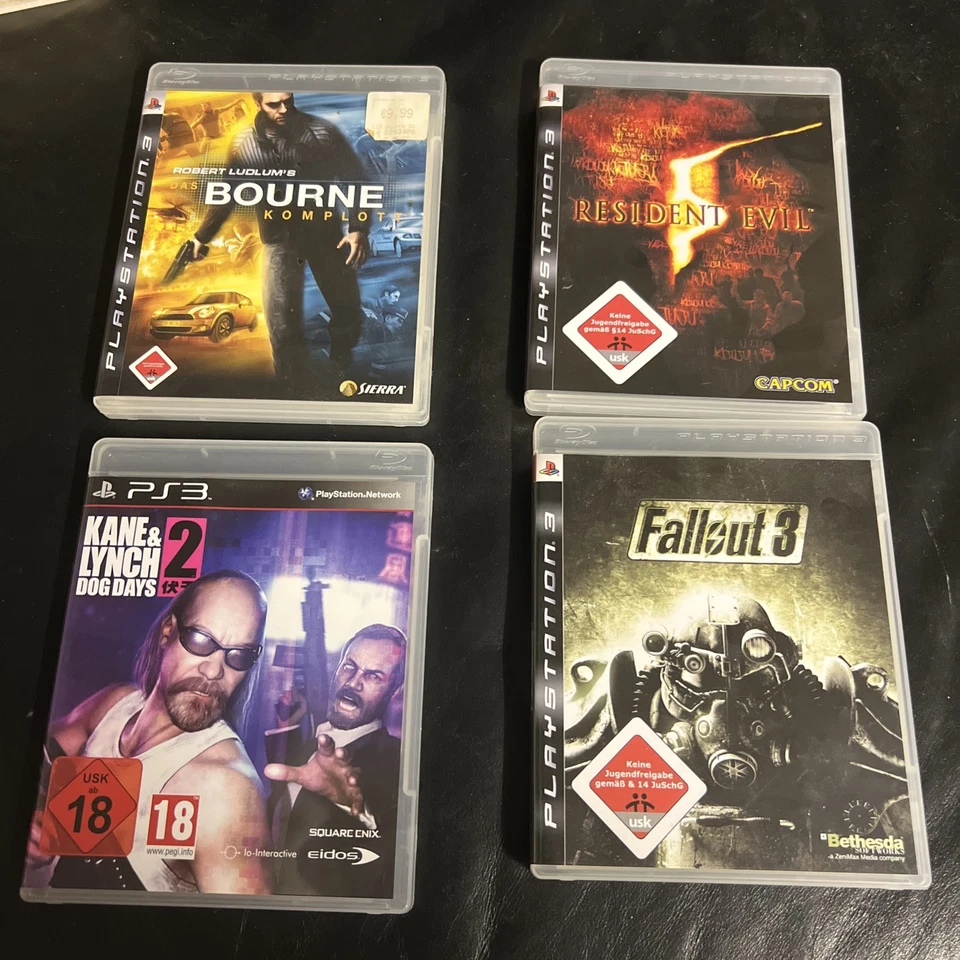 4 ps3 Spiele | Kane & Lynch 2: Dog Days, Fallout 3, Bourne, Resident Evil 5 - Bild 4 von 4