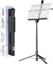 66" Capsule Music Stand Sheet Music Portable  Folding Music Stand Musicians