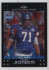 2007 Topps Chrome All-Pro X-Fractor Walter Jones #TC103 HOF 0rd2