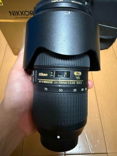 Nikon AF-S 24-70mm f/2.8E ED VR Standard Zoomobjektiv mit Schutzfilter - Bild 2 von 5