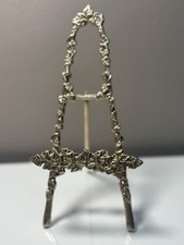 Vintage Brass Decorative Display Easel Stand For Picture/Plate/Painting/Menu