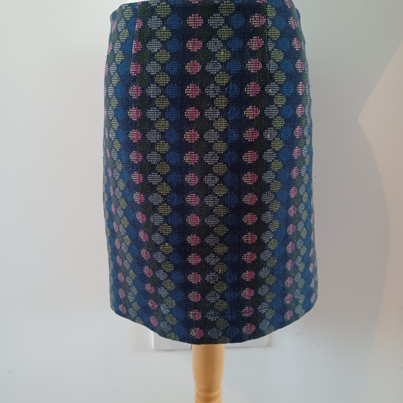 White Stuff Women’s Blue Circle Patterned Skirt U… - image 5