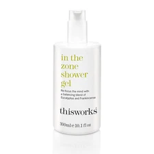 THISWORKS In The Zone Shower Gel | Refreshing Body Wash with Eucalyptus & Franki