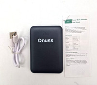 Qnuss Power-Bank 5000Mah Usb-Micro Externer Akku Batterie Zusatzakku Powerbank