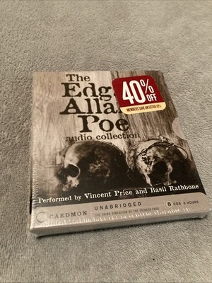 The Edgar Allan Poe Audio Collection-5 CD Set-Vincent Price & Basil Rathbone