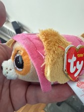 Ty Beanie Boos Teeny Tys 4" Paw Patrol SKYE Stackable Plush Animal Toy MWMTs