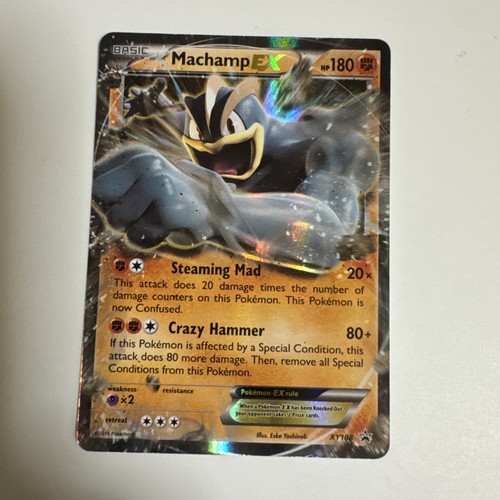 Pokémon TCG Machamp EX XY Black Star Promos XY108 Holo Promo