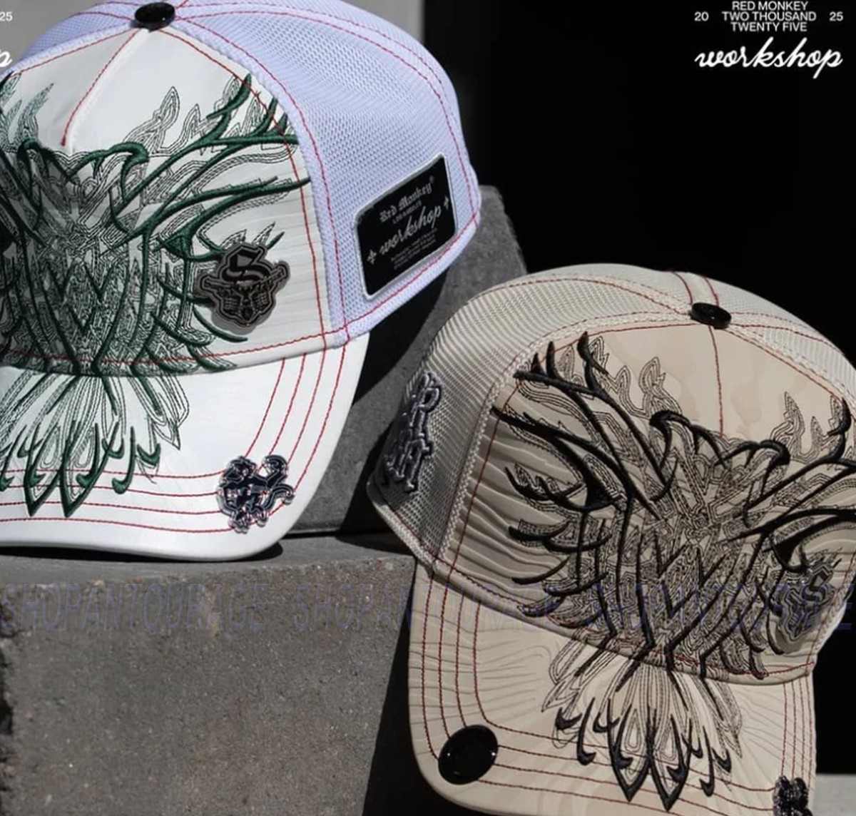 Red Monkey Double Headed Sicario RM1536 Limited Unisex Trucker Hat
