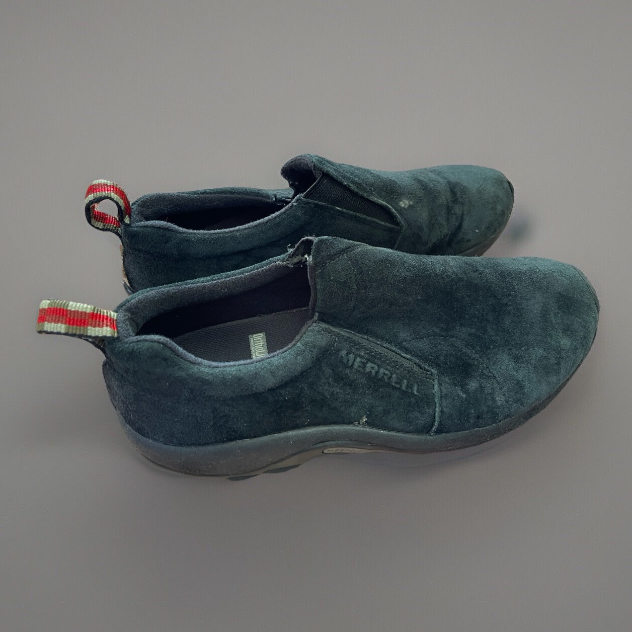 Merrell scarpe uomo 7 5 nere scamosciate giungla finte slip on