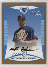 2008 Bowman Prospects Gold Matt Buschmann #BP95 3f4
