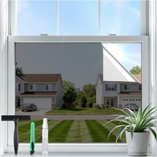 One Way Privacy Window Film Window Tint for Home with Tools,17.5 in X 6.5 Feet