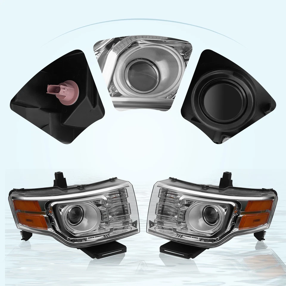 HID Headlight Left/Right Opt. For 2009-2012 Ford Flex Limited /Titanium Headlamp Foto 4 de 4