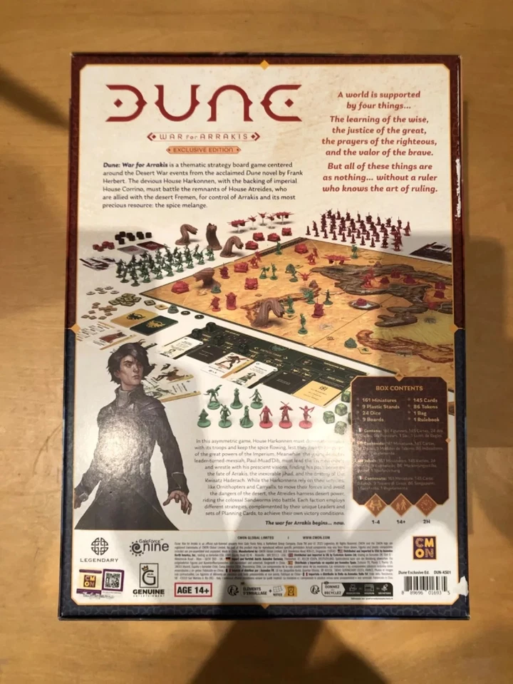 DUNE War For Arrakis - Limited Kickstarter Edition inkl. Stretch Goals - NEU!!! - Bild 2 von 4