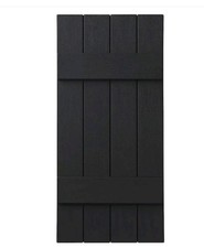 Ply Gem 15x31 Board Batten Polypropylene Shutters 4-Board Closed Style 2 Sets
