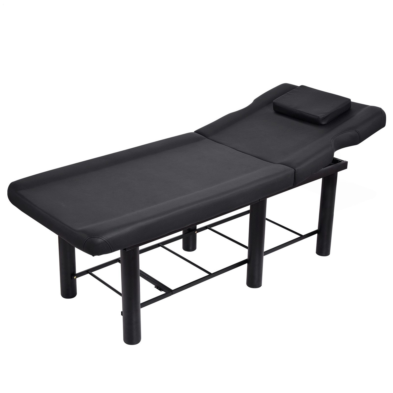 185cm Professional Stationary Massage Table With Backrest For Treatment Table