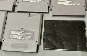 Nintendo NES Spiele Sammlung - 10 Spiele - Kirby`s Adventure - Turtles 2 Top Gun