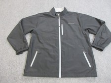 Vineyard Vines Jacket Mens XL Gray Full Zip Windbreaker Lined 100125