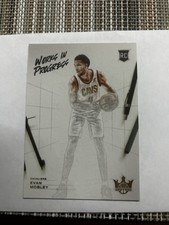 2021-22 Panini Court Kings - Works in Progress Evan Mobley #30 Ruby /149 (RC)