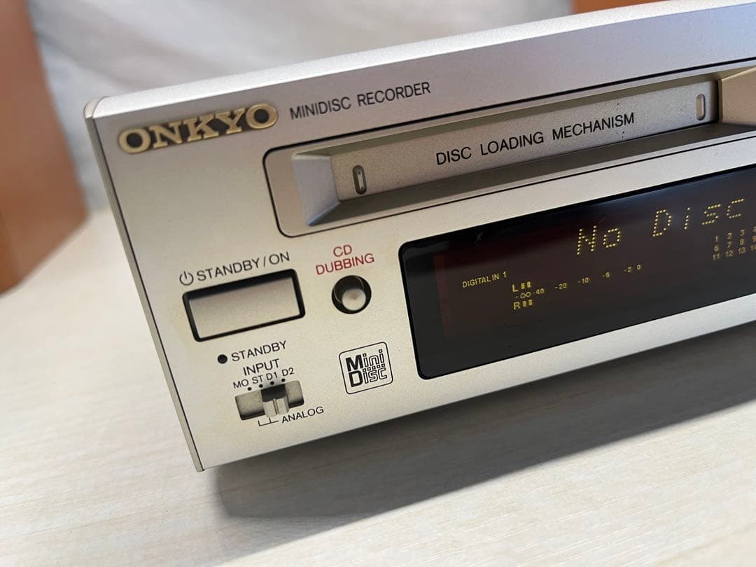 Junk ONKYO Hi-MD Mini Disc Recorder MD-105FX AC100V Japan for sale