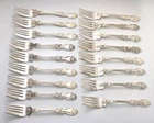 17 Wallace LA REINE Sterling Silver Salad Fork - 646g 6 1/4" No Mono