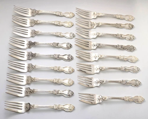 17 Wallace LA REINE Sterling Silver Salad Fork - 646g 6 1/4" No Mono