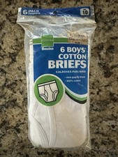 Vintage Boys Briefs JCPenney Size 10 Six Pack