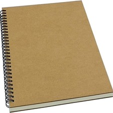 B5 Kraft Cover Ruled Notebook Lined Paper Journal School Office