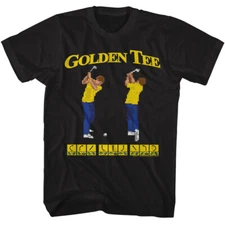 Golden Tee Video Game Incredible Technologies Choose Shot List Men's T Shirt