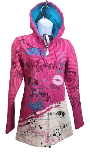 Sweat à Capuche The Great China Wall - Motif Rock Skull - Taille M Bleu Marine - Coton - Neuf Avec étiquettes