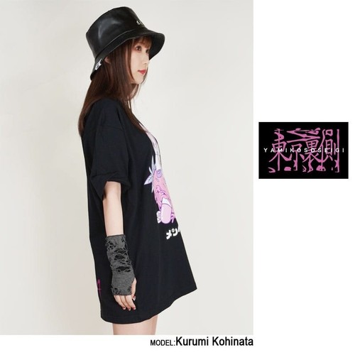 Sick Cute Warrior Menhera Chan T-shirt Black D Backside of Tokyo Japan Limited - Picture 4 of 10