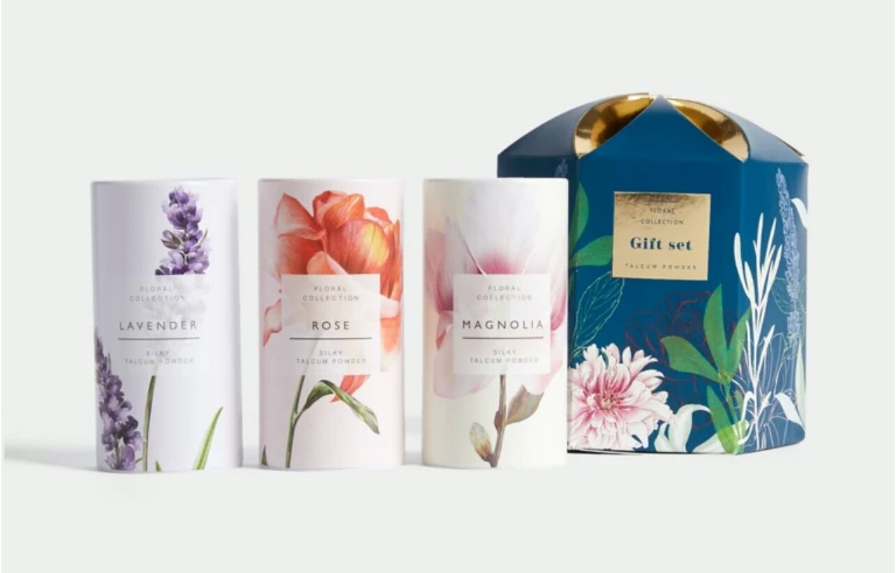 Marks & Spencer M&S Floral Collection Talcum Powder Trio Ladies Gift