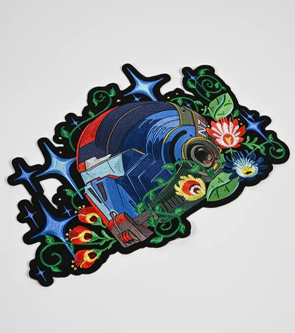*Limited Edition* Mass Effect N7 Helm Embroidered Chain Stitched Oversized Patch - Image 2 of 4