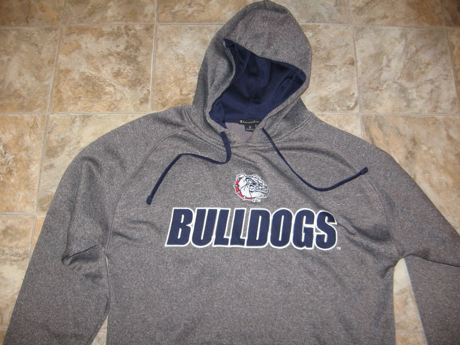 GONZAGA UNIVERSITY BULLDOGS GU ZAGS NCAA PULL OVER HOODIE SWEATSHIRT BY CHAMPION