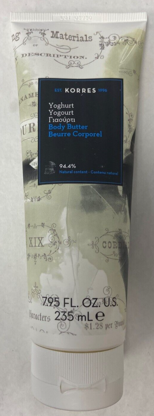 Korres Yoghurt Body Butter 7.95 fl oz / 235 ml eBay