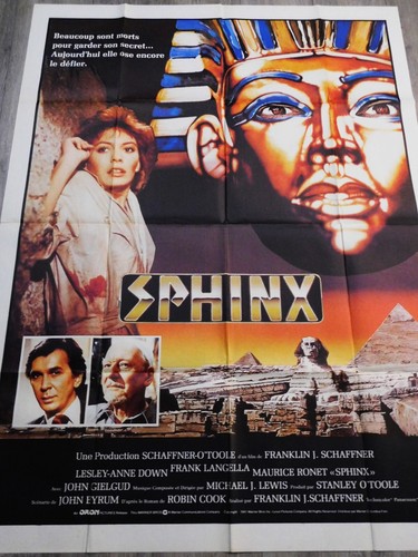 Sphinx French Movie Poster Original 47"63 1981 Franklin J. Schaffner M Ronet - Bild 2 von 4